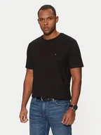 Koszulki męskie - Tommy Hilfiger T-Shirt Essential MW0MW37267 Czarny Regular Fit - miniaturka - grafika 1