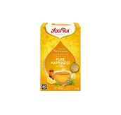 Herbata - Yogi Tea HERBATKA DLA ZMYSŁÓW SZCZĘŚCIE Z ZIELONĄ HERBATĄ I OLEJKAMI ETERYCZNYMI (FOR THE SENSES PURE HAPPINESS) BIO (17 x 2,2 g) 37,4 g - BP-4012824405714 - miniaturka - grafika 1