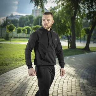 M-Tac - Bluza Hoodie Cotton Raglan - Czarna - 20483002 - Odzież taktyczna i umundurowanie - miniaturka - grafika 8