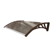 Daszki nad drzwi - Markiza COPPOLA 120 x 80 cm brązowa - miniaturka - grafika 1