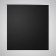 Rolety - vidaXL vidaXL Roleta okienna zaciemniajca czarna 80 x 175 cm - miniaturka - grafika 1