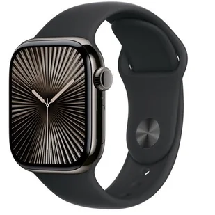 Pasek do Apple Watch (44/45/46/49mm) S/M Czarny - Akcesoria do smartwatchy - miniaturka - grafika 1