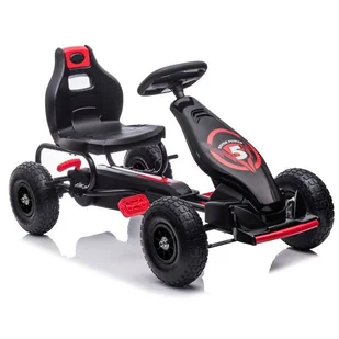 Duży Gokart Na Pedały Super Power 5 Czerwony /g18 - Jeździki dla dzieci - miniaturka - grafika 5
