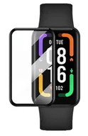 Akcesoria do smartwatchy - Szkło Hybrydowe Full Glue 5D Do Xiaomi Redmi Smart Band Pro Czarny - miniaturka - grafika 1