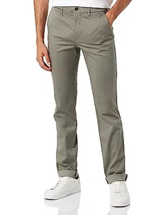 Tommy Hilfiger Męskie spodnie tkane Bleecker ze strukturą, Szary wodór, 32W / 34L - Spodenki męskie - miniaturka - grafika 1