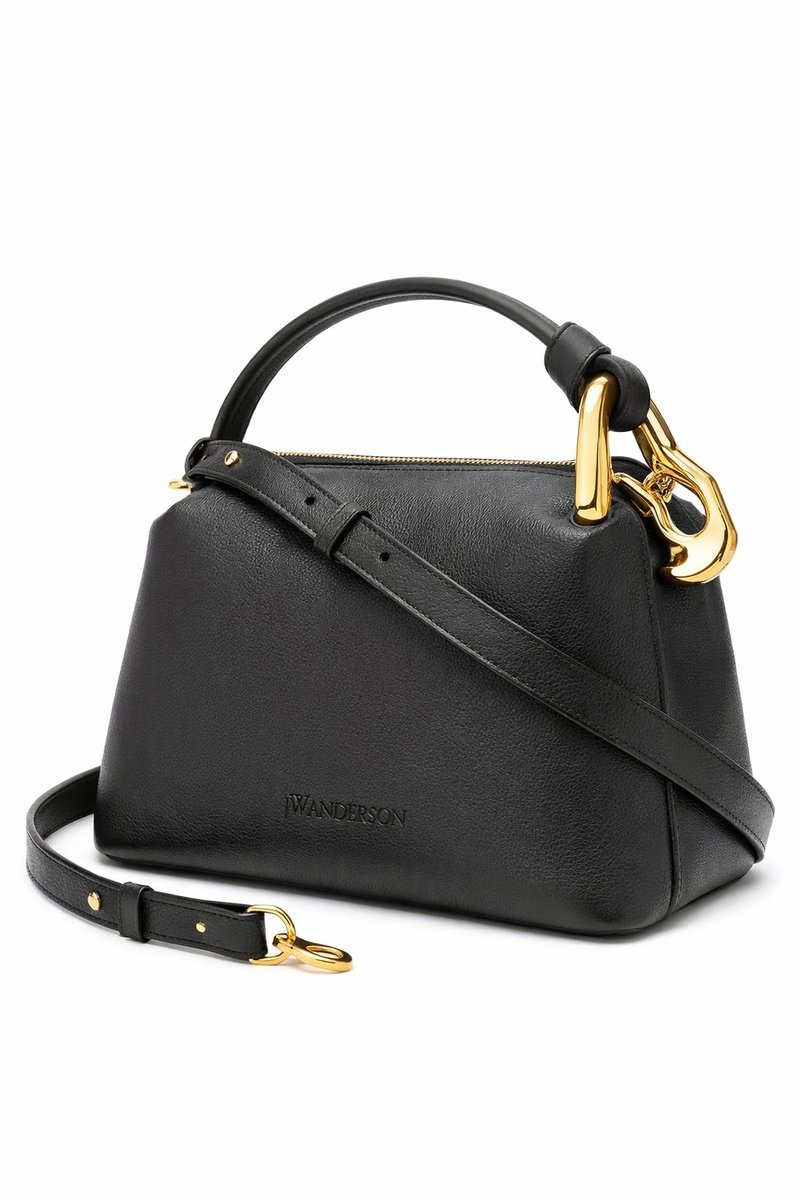 JW ANDERSON DAMSKA MAŁA TOREBKA CZARNA Z LOGO 1I3A