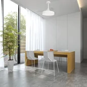 Wentylatory sufitowe - Mantra Iluminación Wentylator sufitowy LED Alaska Mini biały DC cichy Ø 91 cm CCT - miniaturka - grafika 1