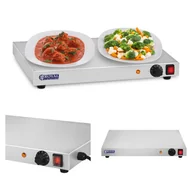 Piece, kotły  i płyty grzejne gastronomiczne - Royal Catering Płyta grzewcza - 250 W - stal nierdzewna RCHP-250E RCHP-250E - miniaturka - grafika 1