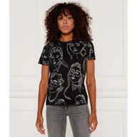 Koszulki i topy damskie - Desigual T-shirt | Regular Fit - miniaturka - grafika 1