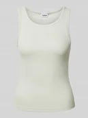 Koszulki i topy damskie - Top z prążkowanymi wykończeniami - miniaturka - grafika 1