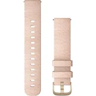 Akcesoria do smartwatchy - Garmin Nylonowy pasek Vivomove 3/Venu/Vivomove Style (20mm) - różowa plecionka z jasnozłotym zapięciem 010-12924-12 - miniaturka - grafika 1