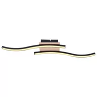 Lampy sufitowe - Rabalux Heimdall 2280 plafon lampa sufitowa 1x12W LED 3000K czarny/biały - miniaturka - grafika 1