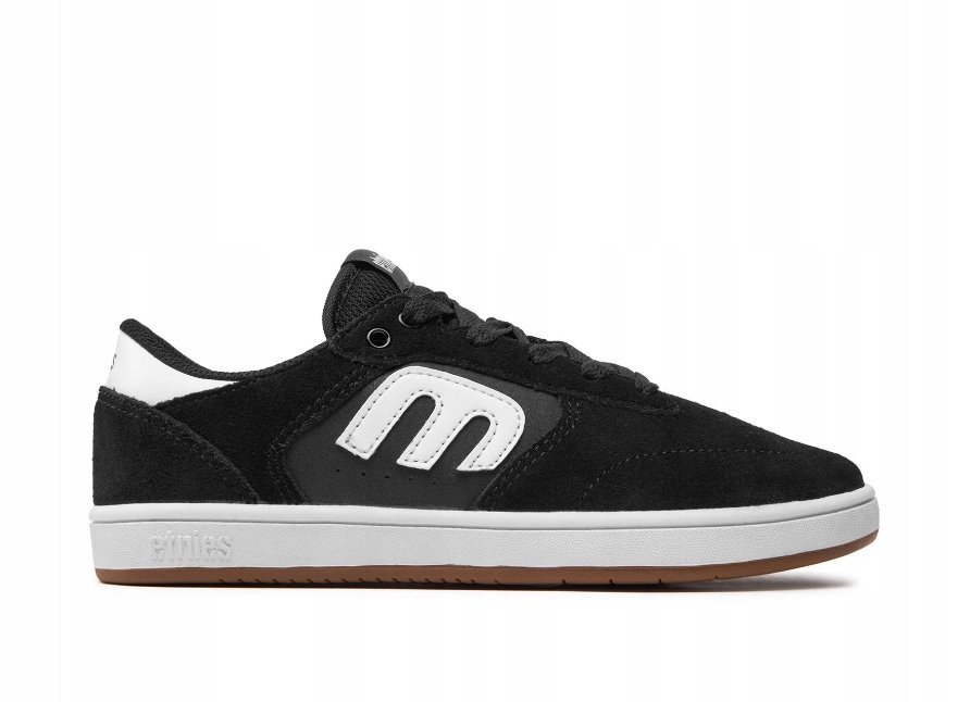 ETNIES BUTY DZIECIĘCE CZARNE SZNUROWANE ZE SKÓRĄ 39 Ż3B