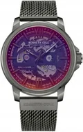 Zegarki męskie - Zegarek męski KENNETH COLE KCWGL2217103 grafitowy klasyczny skeleton - miniaturka - grafika 1