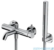 Baterie wannowe i prysznicowe - Omnires Y bateria wannowa z zestawem prysznicowym chrom Y1231CR - miniaturka - grafika 1