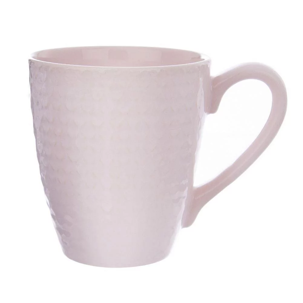 Orion Kubek ceramiczny z uchem do kawy herbaty 430 ml RÓŻOWY 128834