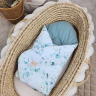 Śpiworki dla dzieci - Rożek niemowlęcy Eukaliptus Bawełna premium - miniaturka - grafika 1