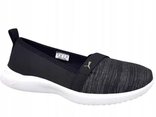 Puma Adelina Space Buty Balleriny Damskie Czarne - Buty sportowe damskie - miniaturka - grafika 1