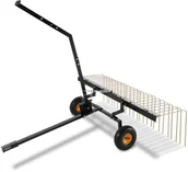 Akcesoria do kos i kosiarek - Wertykulator ciągniony 152 cm do traktorka kosiarki ATV 24 zęby - miniaturka - grafika 1