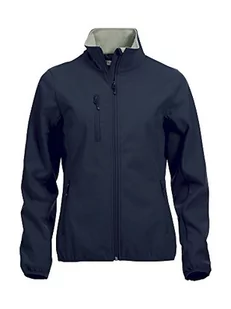 Kurtka damska CliQue Basic Softshell, Ciemny granatowy., XS - Kurtki damskie - miniaturka - grafika 1