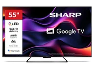 Telewizory - SHARP 55HR8465E 55" 4K 144Hz Google TV - miniaturka - grafika 1