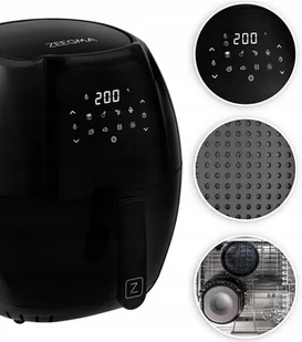 Frytkownica Beztłuszczowa Frytownica Duża Mocna Air Fryer 1800W XXL 7L Nowa - Frytownice gastronomiczne - miniaturka - grafika 1