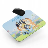 Podkładki pod mysz - PODKŁADKA POD MYSZ IMIĘ BAJKA BLUEY BLUE PREZENT ŚWIĘTA URODZINY DZIECKA - miniaturka - grafika 1