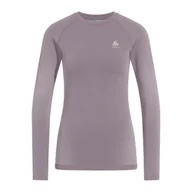 Pozostała odzież narciarska - Longsleeve termoaktywny damski ODLO Performance Warm Bl Top Crew Neck - miniaturka - grafika 1