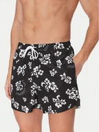 Kąpielówki męskie - KARL LAGERFELD Szorty kąpielowe A2M46035 Czarny Regular Fit - miniaturka - grafika 1