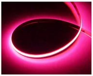Taśmy LED - Taśma LED COB różowa liniowa 480LED/m, 12V, rolka 5m - miniaturka - grafika 1