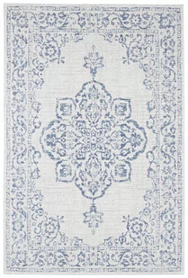 Niebiesko-kremowy dywan odpowiedni na zewnątrz NORTHRUGS Tilos, 80x150 cm - Dywany zewnętrzne Niebiesko-kremowy dywan odpowiedni na zewnątrz NORTHRUGS Tilos, 80x150 cm - Dywany zewnętrzne - miniaturka - grafika 1