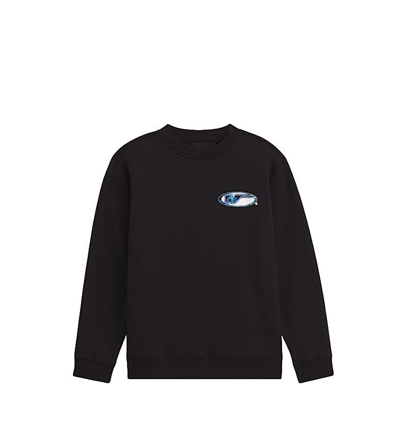 Bluza Dziecięca VANS Bevel Flame Crew Black VN000TD4BLK1 S