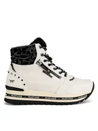 Botki damskie - Mustang Botki 1364-503 Biały - miniaturka - grafika 1