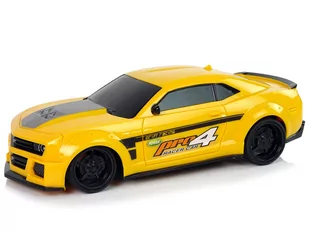 Zdalnie Sterowane Auto Sportowe 1:24 Wyścigi Żółty Przyciemniane Szyby - Zabawki zdalnie sterowane - miniaturka - grafika 1
