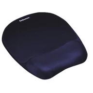 Podkładki pod mysz - Podkładka pod mysz i nadgarstek FELLOWES Memory Foam, granatowa /9172801/ - miniaturka - grafika 1