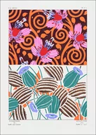 Plakaty - Vintage flower patterns, elegant Art Nouveau, E. A. Séguy -  plakat Wymiar do wyboru: 21x29,7 cm - miniaturka - grafika 1