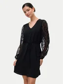 Sukienki - Vero Moda Sukienka koktajlowa Alva 10337473 Czarny Regular Fit - miniaturka - grafika 1