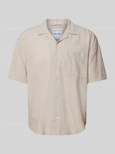 Koszula casualowa o kroju relaxed fit z rękawem o dł. 1/2 model ‘CAIDEN’ - Koszule męskie - miniaturka - grafika 1