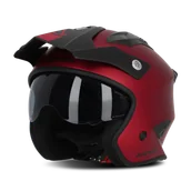 Kaski motocyklowe - Kask Otwarty Acerbis Jet Aria Metallic CzerwonyL - miniaturka - grafika 1