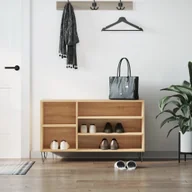 Wieszaki i stojaki - vidaXL Szafka na buty, dąb sonoma, 102x36x60 cm - miniaturka - grafika 1