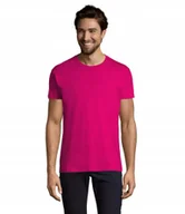 Koszulki męskie - T-shirt Koszulka Męska WYSOKA JAKOŚĆ Sol's REGENT 11380 Fuchsia XXL - miniaturka - grafika 1