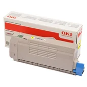 Tonery oryginalne - Toner Oryginalny Oki C712 (46507613) (Żółty) - miniaturka - grafika 1