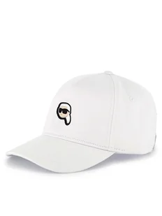 KARL LAGERFELD Czapka z daszkiem Z30398 Biały - Czapki dla dzieci - miniaturka - grafika 1