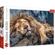 Puzzle - Trefl Puzzle 1000 elementów Śpiący lew 10447 - miniaturka - grafika 1