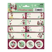 Figurki dla dzieci - ŚWIĄTECZNE ETYKIETY SAMOPRZYLEPNE DISNEY MICKEY MOUSE - miniaturka - grafika 1