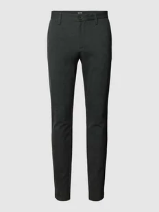 Spodnie materiałowe o kroju tapered fit ze wzorem w kratę glencheck model ‘MARK’ - Spodnie męskie - miniaturka - grafika 1