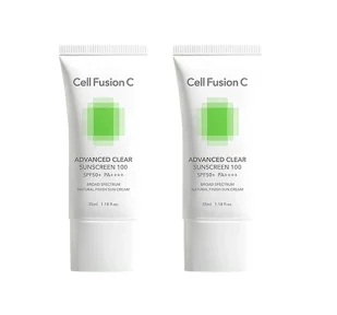 Cell Fusion C Advanced Clear Sunscreen 100 SPF50/PA+++ krem przeciwsłoneczny 2 x 35 ml - Balsamy i kremy do opalania - miniaturka - grafika 1