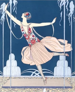 Museums & Galleries Museums & Galleries, karnet okolicznościowy, La Danseuse aux Jets d'Eau - Koperty - miniaturka - grafika 1