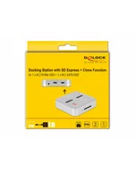 Części i akcesoria do laptopów - DeLOCK USB 3.0 docking and cloning station M.2 NVMe/M.2 SATA/SD, docking station (M.2 SSD, SD card) - miniaturka - grafika 1