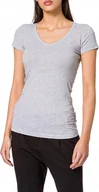 Koszulki i topy damskie - G-STAR RAW T-SHIRT DAMSKI SZARY Z LOGO DOPASOWANY XXS JSJ - miniaturka - grafika 1